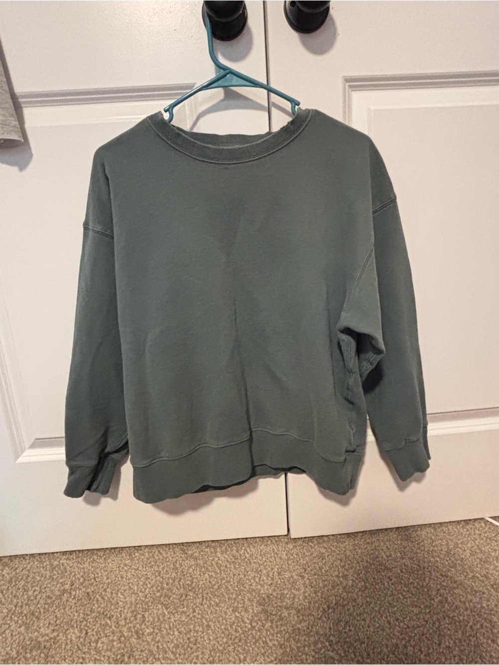 American Eagle Outfitters Olive Green Crewneck Sweatshirt